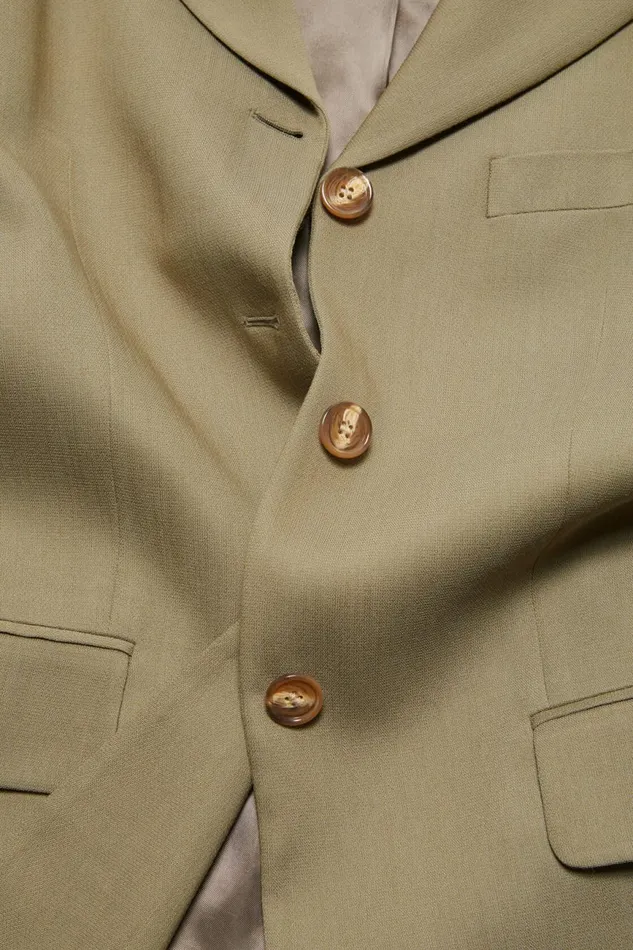 Women Singlebreasted Jacket Mud Beige Acne Studios Suit Jackets