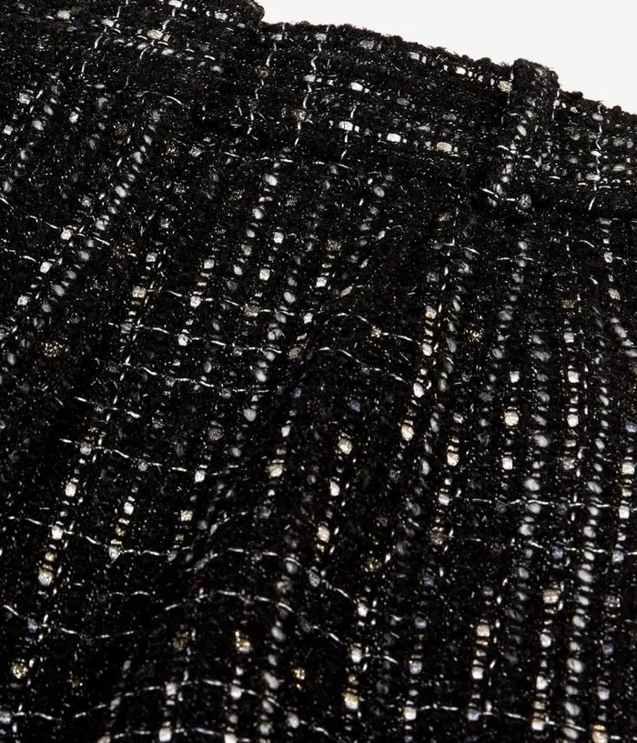 Women Skirts and Shorts THE KOOPLES Black And White Tweed Shorts Women Skirts and Shorts THE KOOPLES Black And White Tweed Shorts