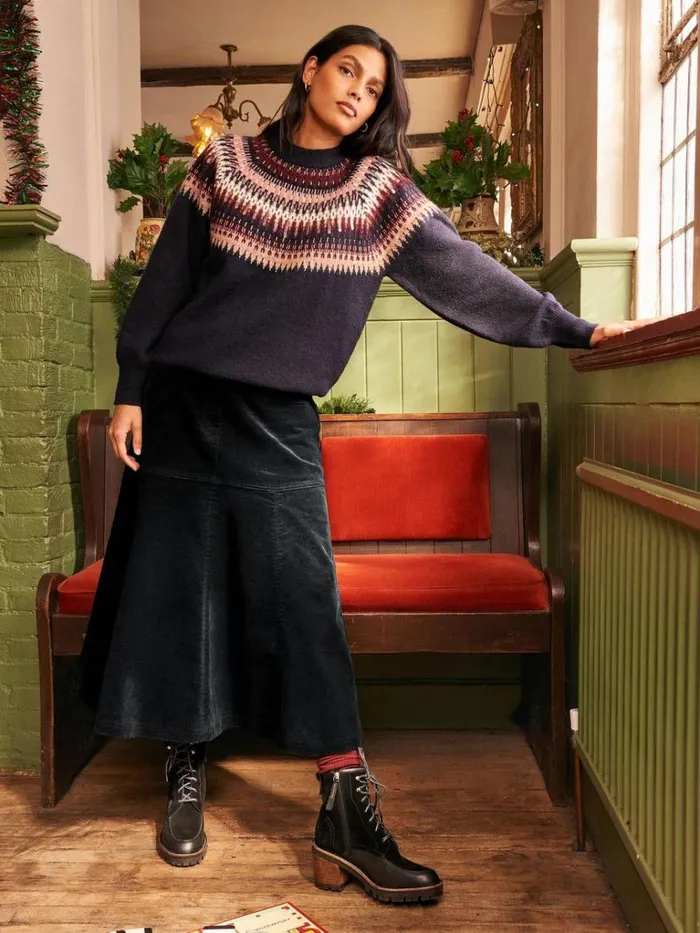 Women SKIRTS White Stuff Quinn Organic Cord Skirt Pure Black Women SKIRTS White Stuff Quinn Organic Cord Skirt Pure Black