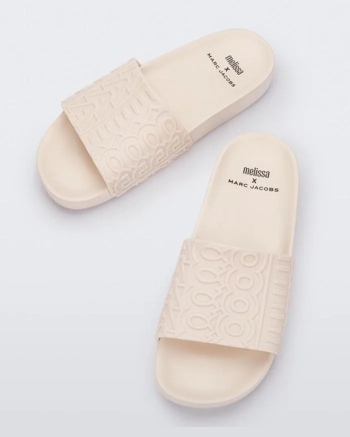 Women Slide Beige Melissa Slides