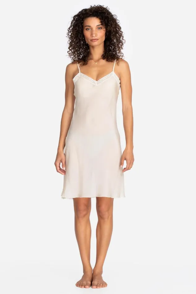 Women Slips and Camis Johnny Was Medium Slip Ecru