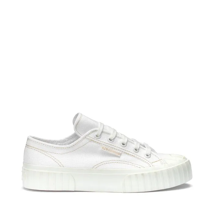 Women Sneakers Unisex 2630 STRIPE Low Cut WHITEBEIGE LT Superga Low Cut