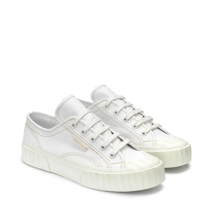 Women Sneakers Unisex 2630 STRIPE Low Cut WHITEBEIGE LT Superga Low Cut