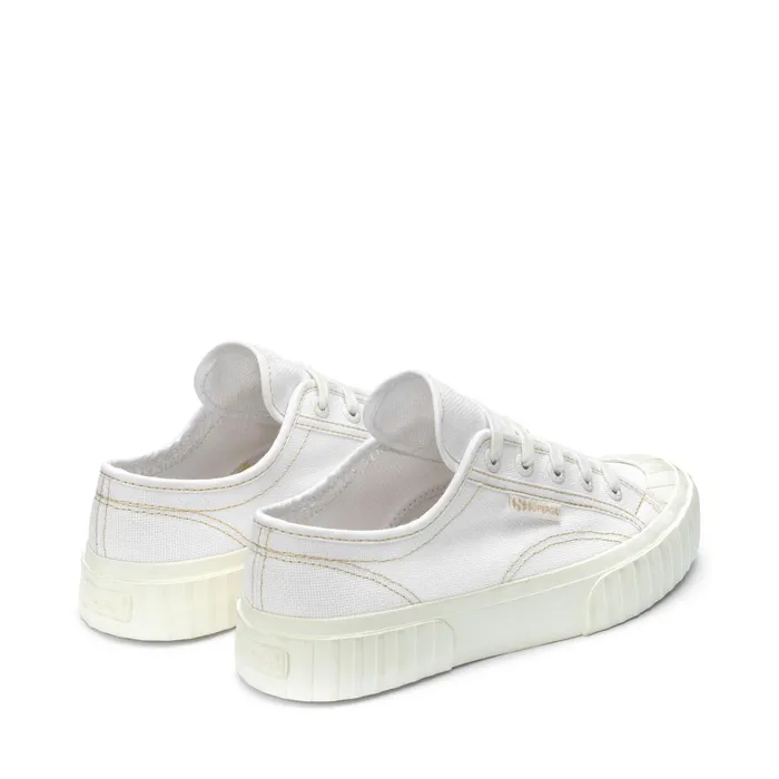 Women Sneakers Unisex 2630 STRIPE Low Cut WHITEBEIGE LT Superga Low Cut