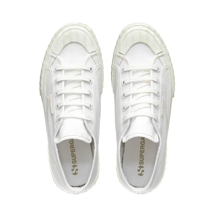 Women Sneakers Unisex 2630 STRIPE Low Cut WHITEBEIGE LT Superga Low Cut