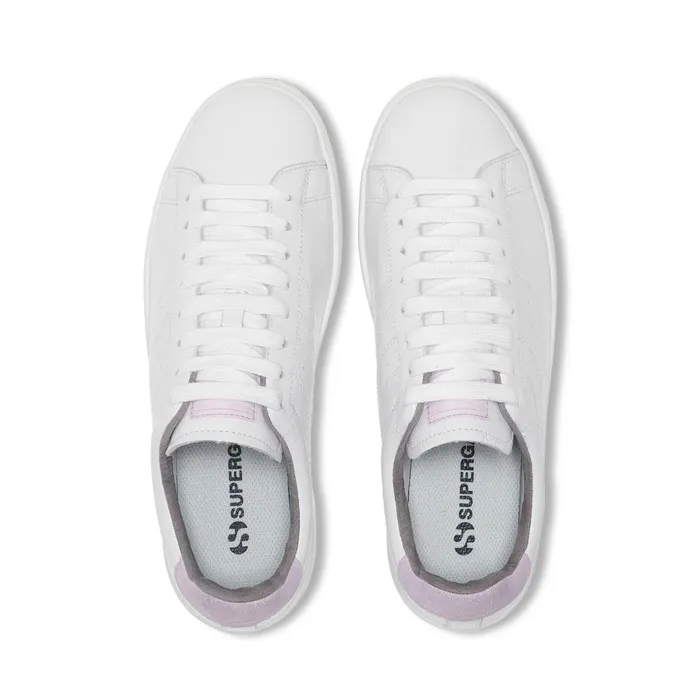 Women Sneakers Unisex 4833 LENDL MATCH Low Cut WHITEVIOLET LILLAGREY MD Superga Low Cut