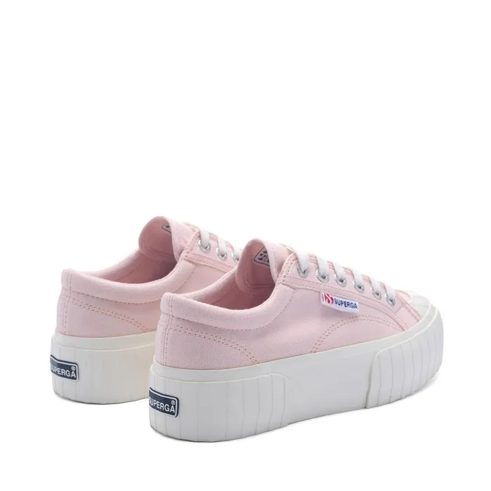 Women Sneakers Woman 2631 STRIPE PLATFORM Low Cut PINK ISHFAVORIO Superga Low Cut