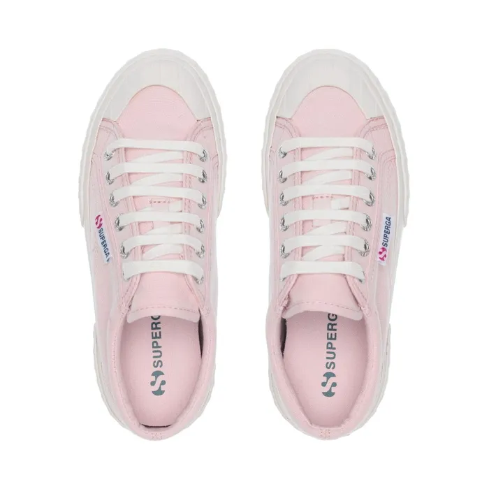 Women Sneakers Woman 2631 STRIPE PLATFORM Low Cut PINK ISHFAVORIO Superga Low Cut