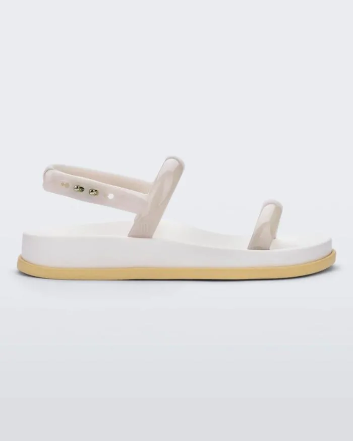 Women Soft Wave Sandal Beigewhiteyellow Melissa Sandals