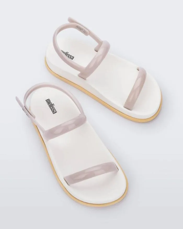 Women Soft Wave Sandal Beigewhiteyellow Melissa Sandals