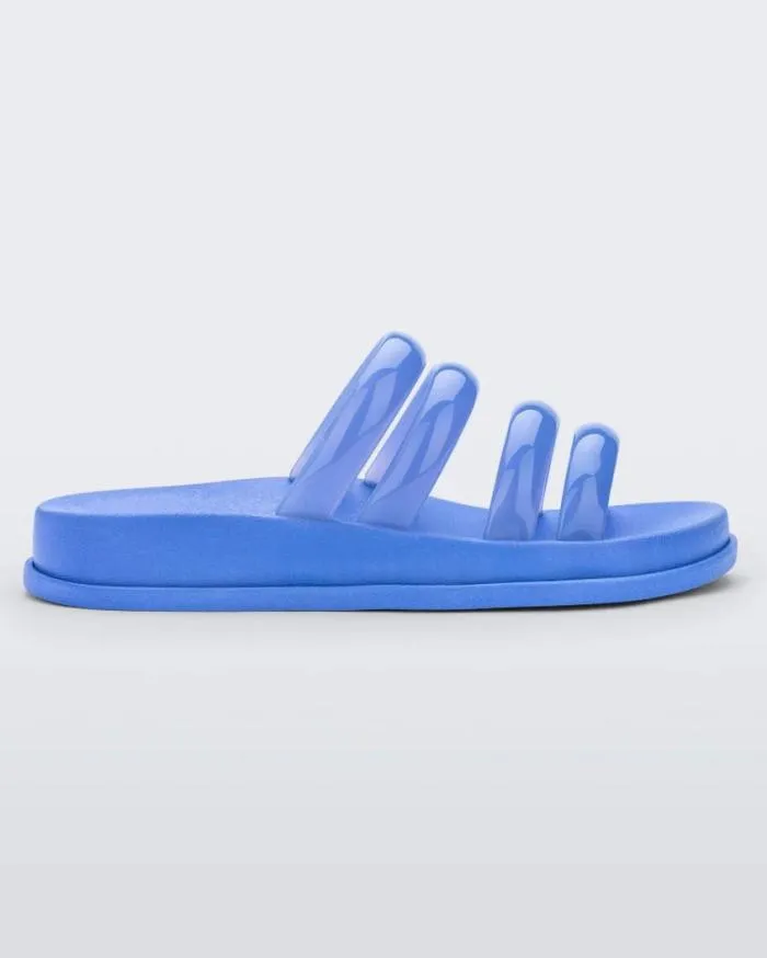 Women Soft Wave Slide Blue Melissa Slides