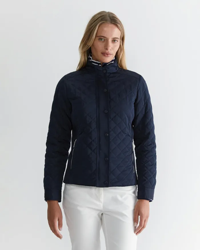 Women Sportscraft Jackets and Vests Vera Quilted Jacket Navy
