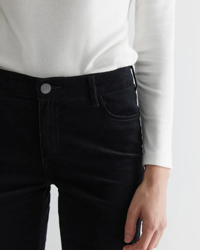 Women Sportscraft Pants Cleo Velvet Pant Black
