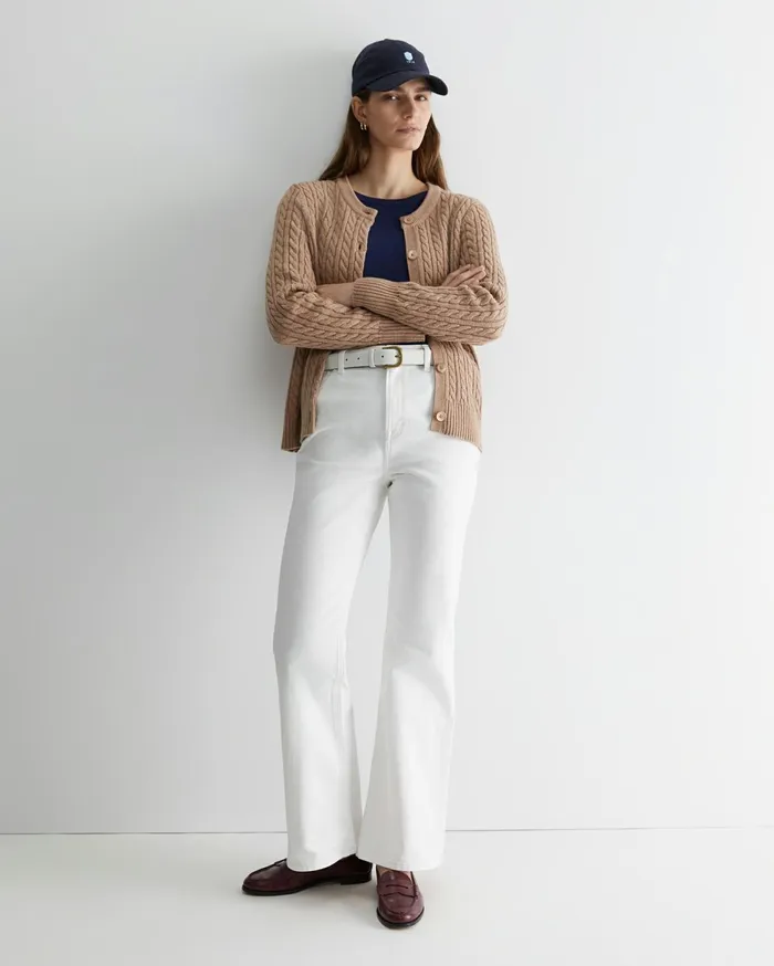 Women Sportscraft Pants Holly Bootleg Jean White