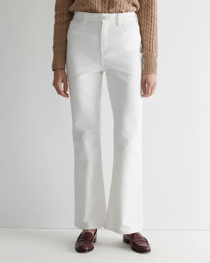Women Sportscraft Pants Holly Bootleg Jean White
