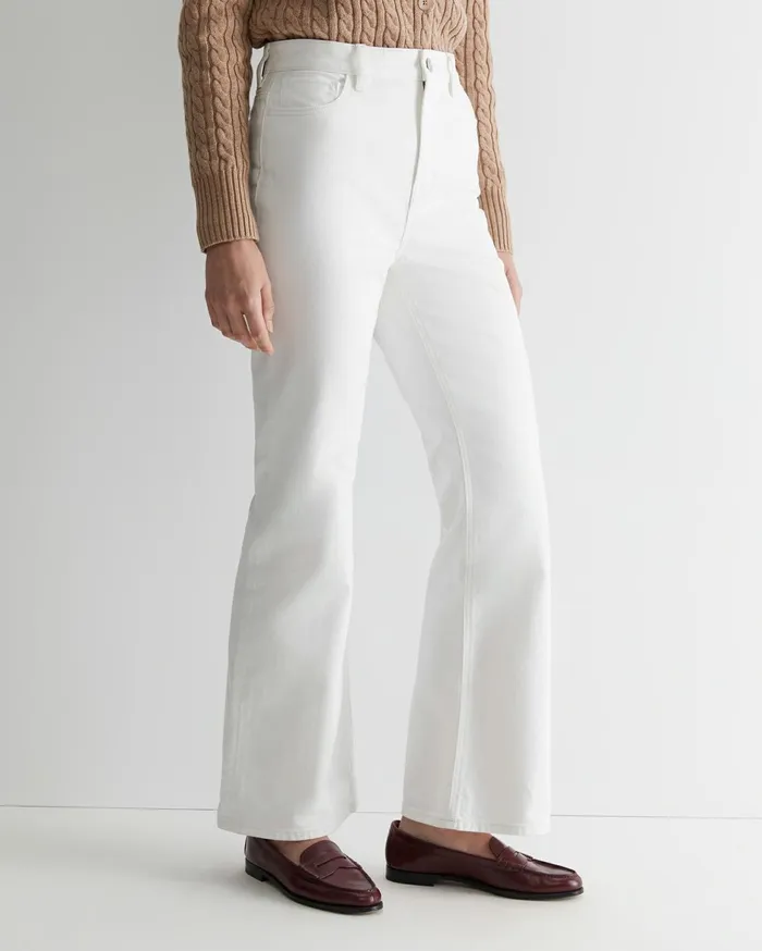 Women Sportscraft Pants Holly Bootleg Jean White