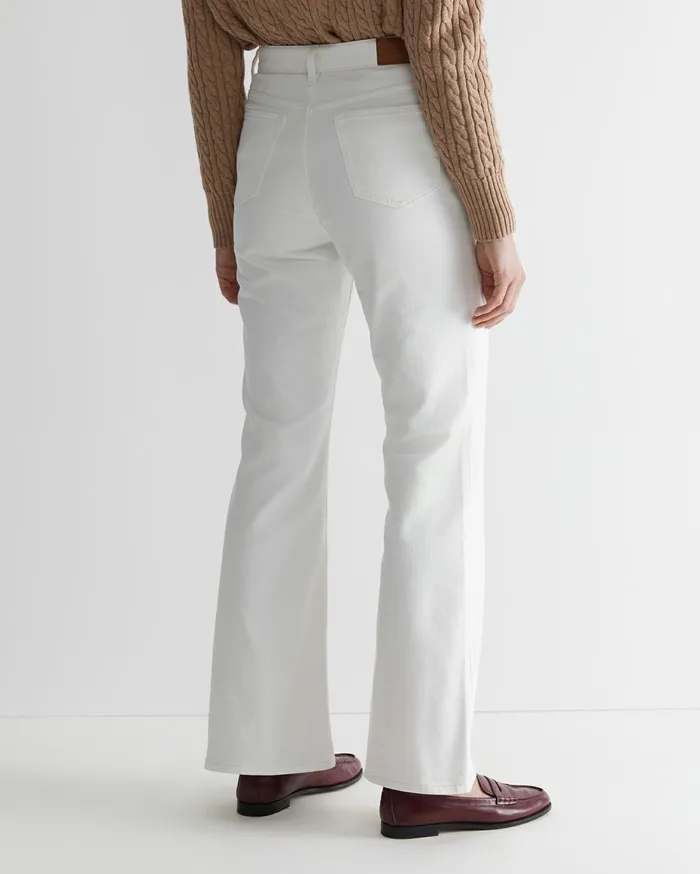 Women Sportscraft Pants Holly Bootleg Jean White