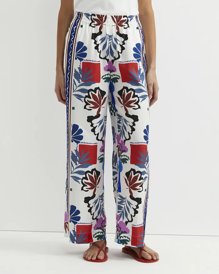 Women Sportscraft Pants Marika Wide Leg Pant Pink Multi