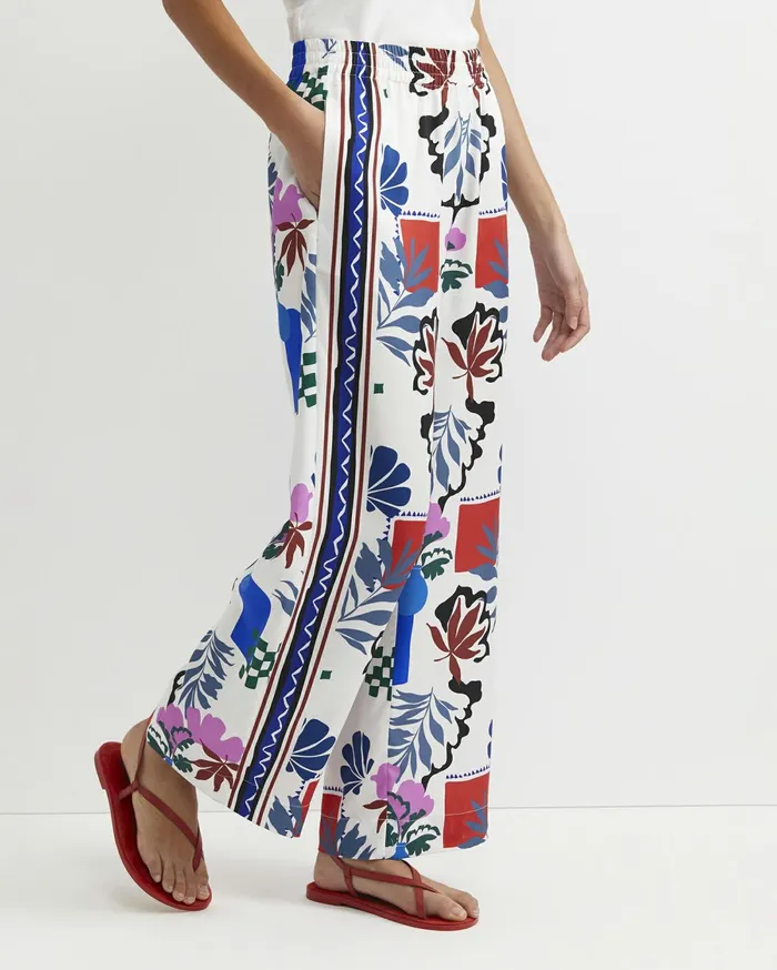 Women Sportscraft Pants Marika Wide Leg Pant Pink Multi