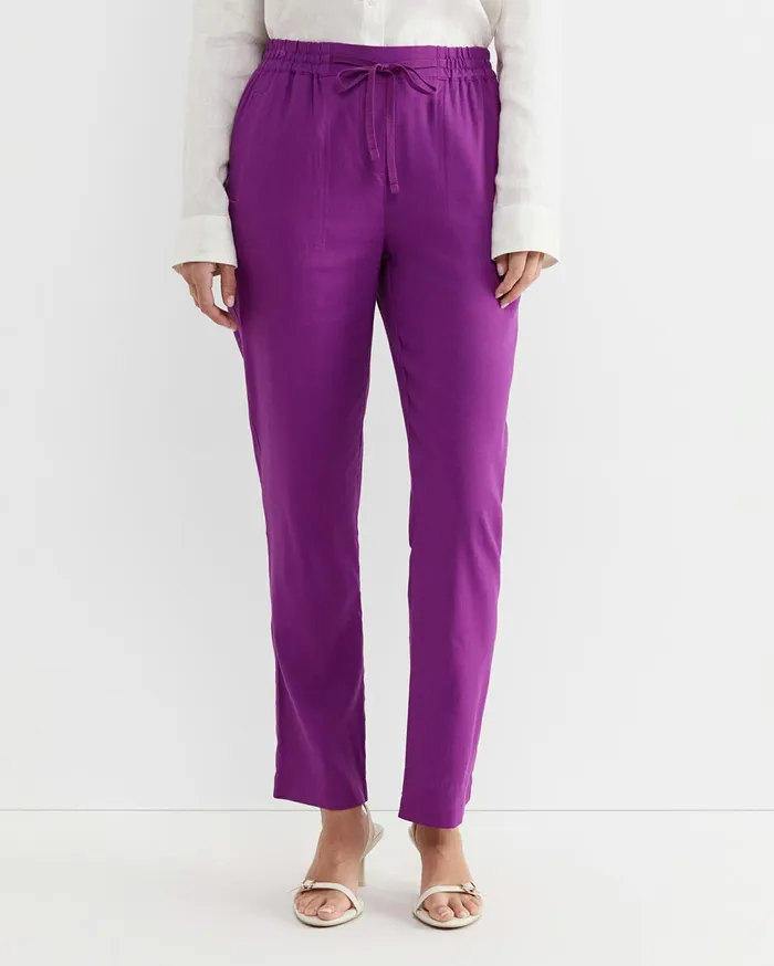 Women Sportscraft Pants Rosa Linen Pant Hydrangea
