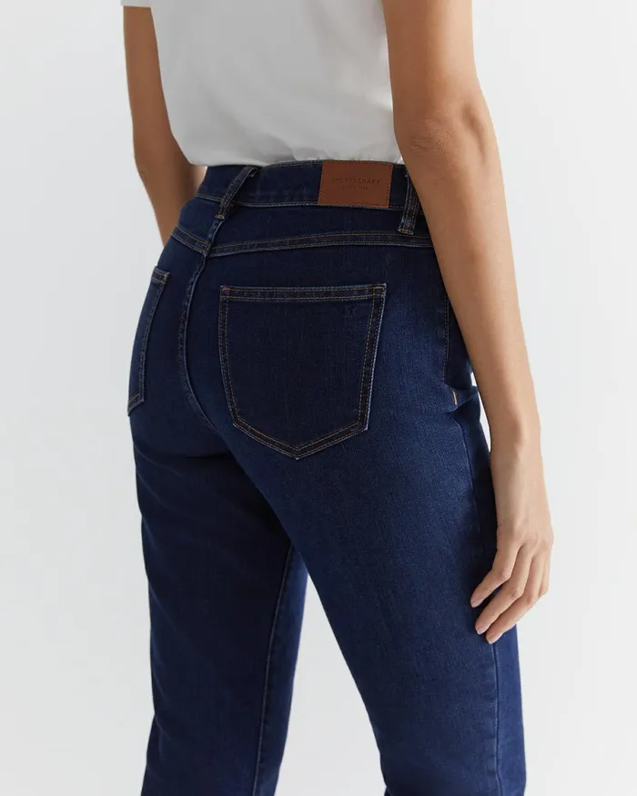 Women Sportscraft Pants Simone Straight Jean Indigo
