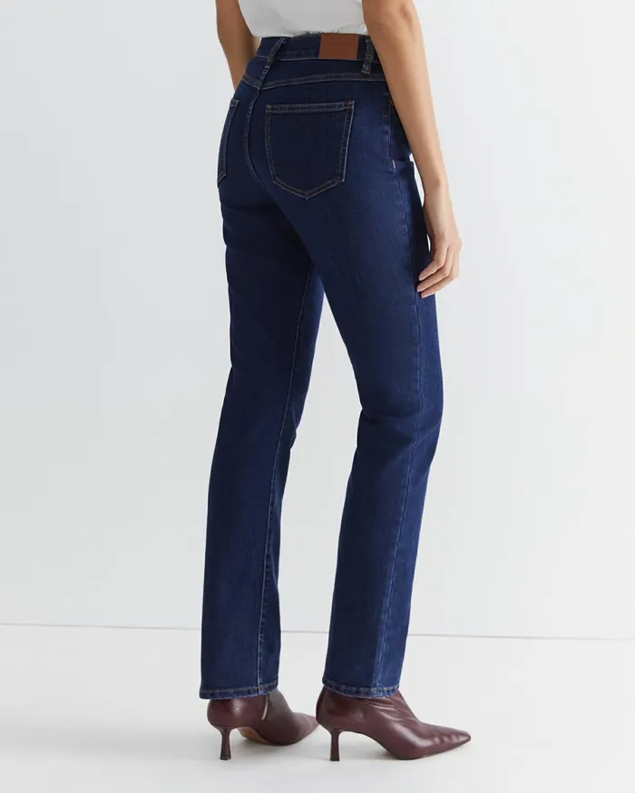 Women Sportscraft Pants Simone Straight Jean Indigo