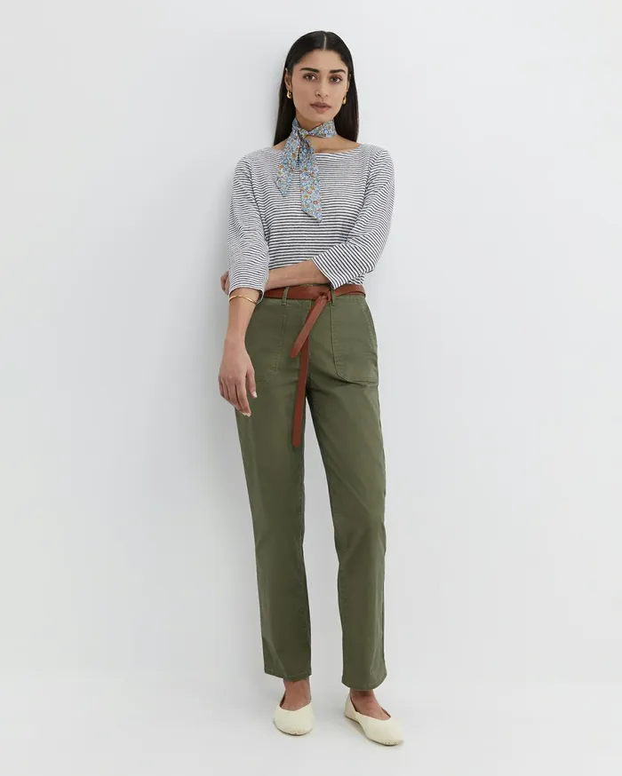 Women Sportscraft Tops and Tees Cecile Linen Top Whitenavy