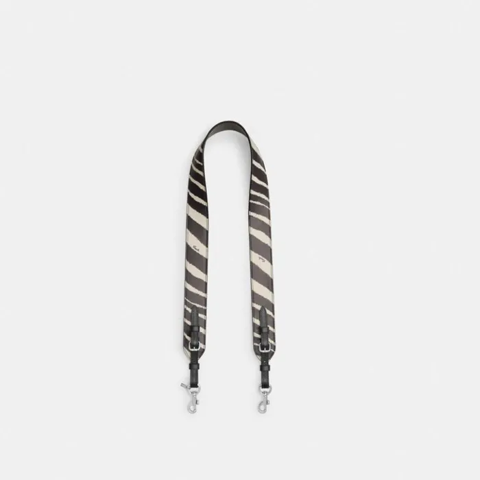 Women Strap With Zebra Print Silverzebra Coach Bag Straps and Keychains
