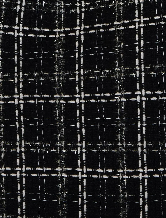Women Suiting BCBG Elodie Tweed Blazer Dress Black Combo