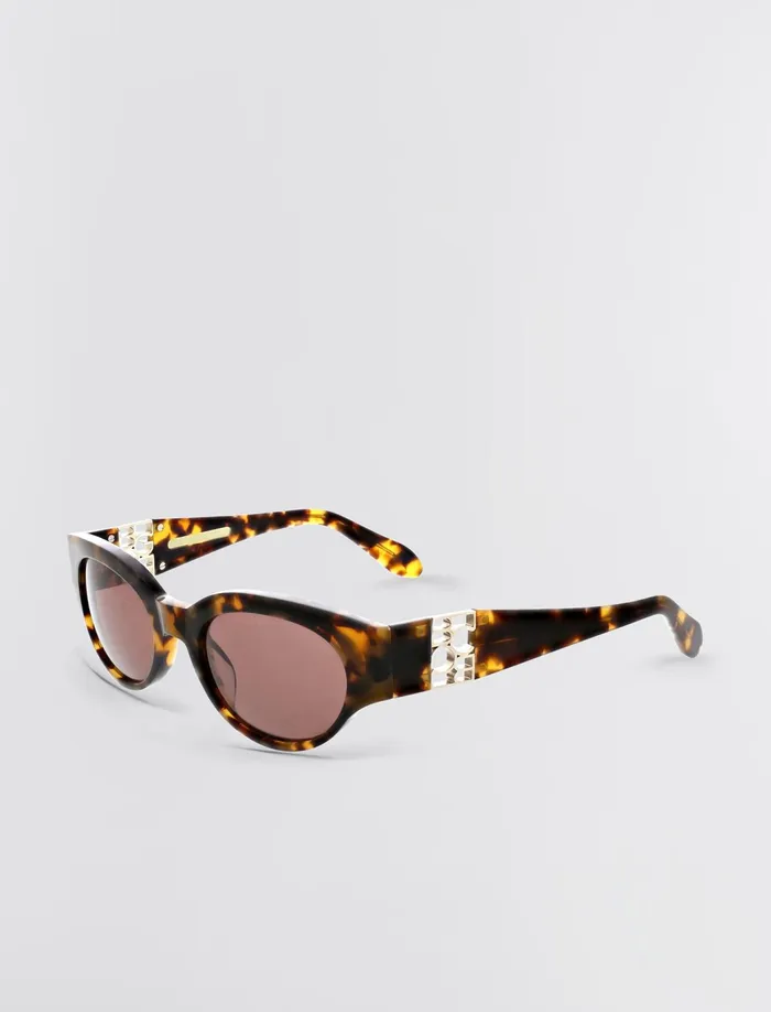 Women Sunglasses BCBG Blonde Signature Oval Sunglasses Blonde Demi
