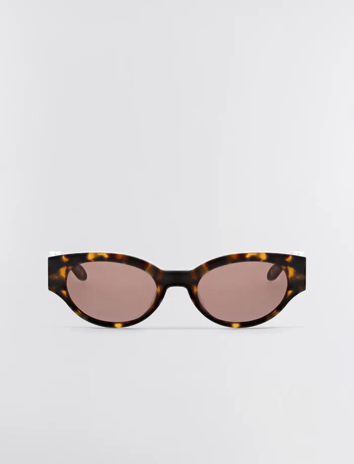 Women Sunglasses BCBG Blonde Signature Oval Sunglasses Blonde Demi