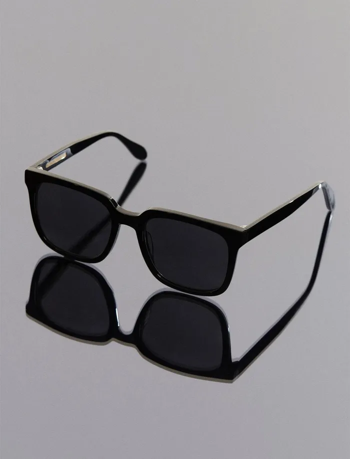 Women Sunglasses BCBG Classic Square Sunglasses Black