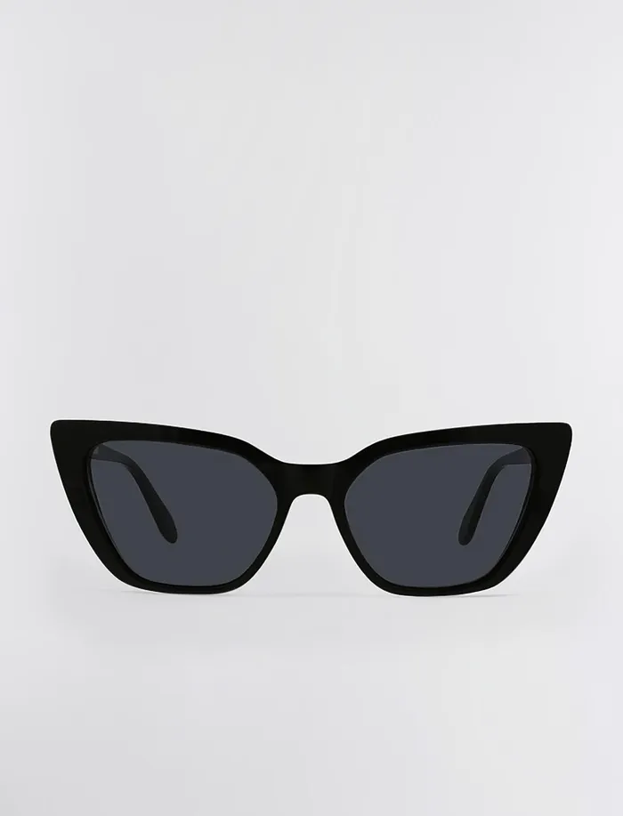 Women Sunglasses BCBG Kendall Cat Eye Sunglasses Black