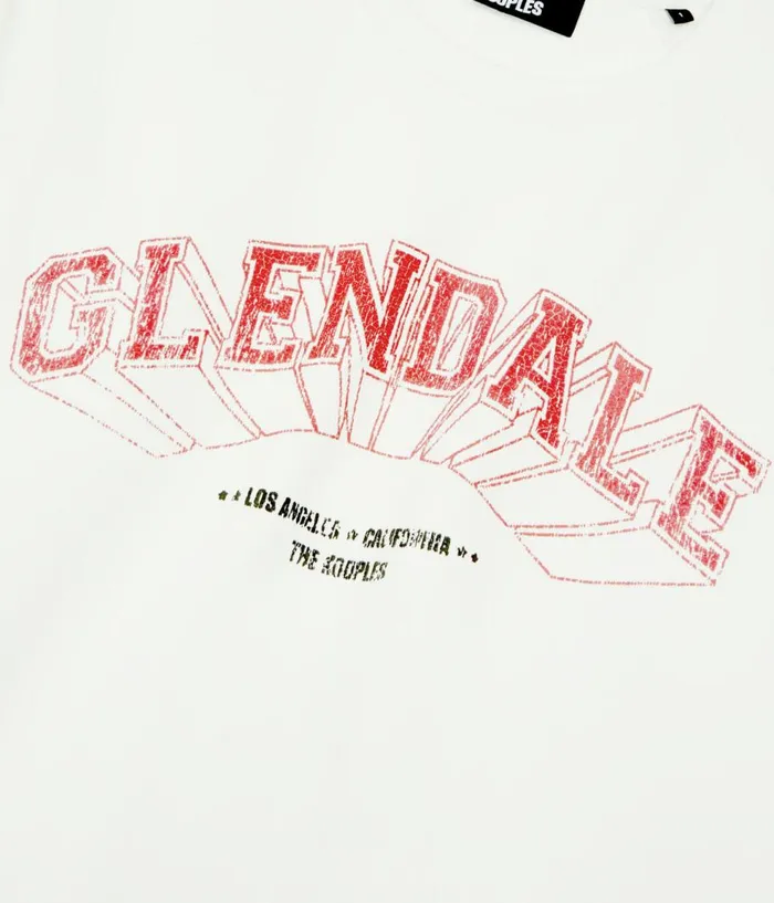 Women Sweatshirts THE KOOPLES Ecru Sweatshirt With Glendale Serigraphy Women Sweatshirts THE KOOPLES Ecru Sweatshirt With Glendale Serigraphy