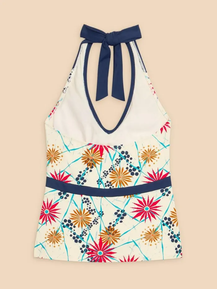 Women SWIMWEAR White Stuff Valley Tankini Top Ivory Multi Women SWIMWEAR White Stuff Valley Tankini Top Ivory Multi