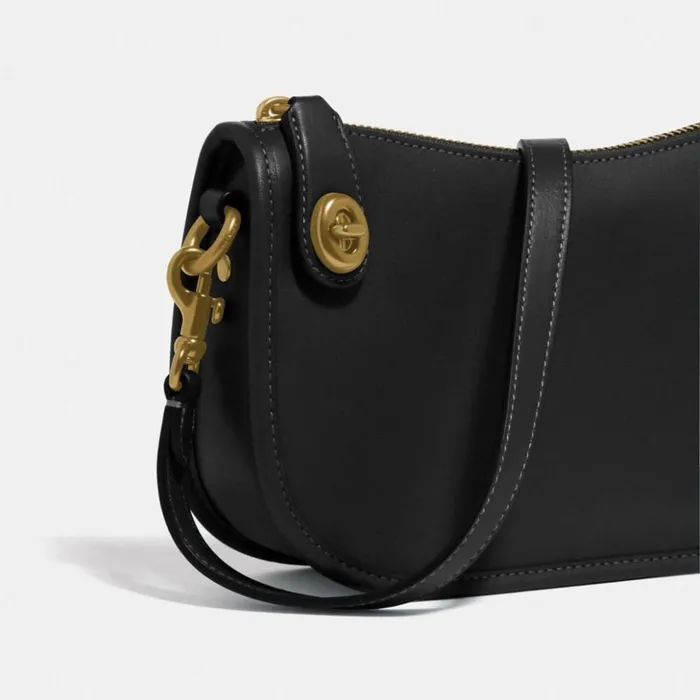 Women Swinger Bag Brassblack Coach Crossbody Bags