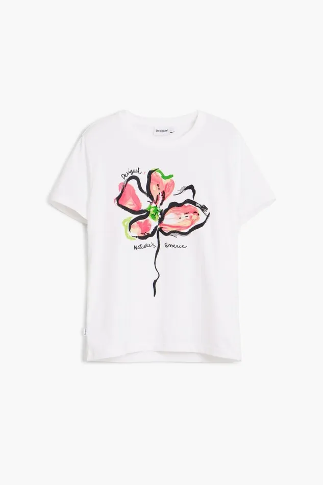 Women Tshirts Desigual Flower Tshirt