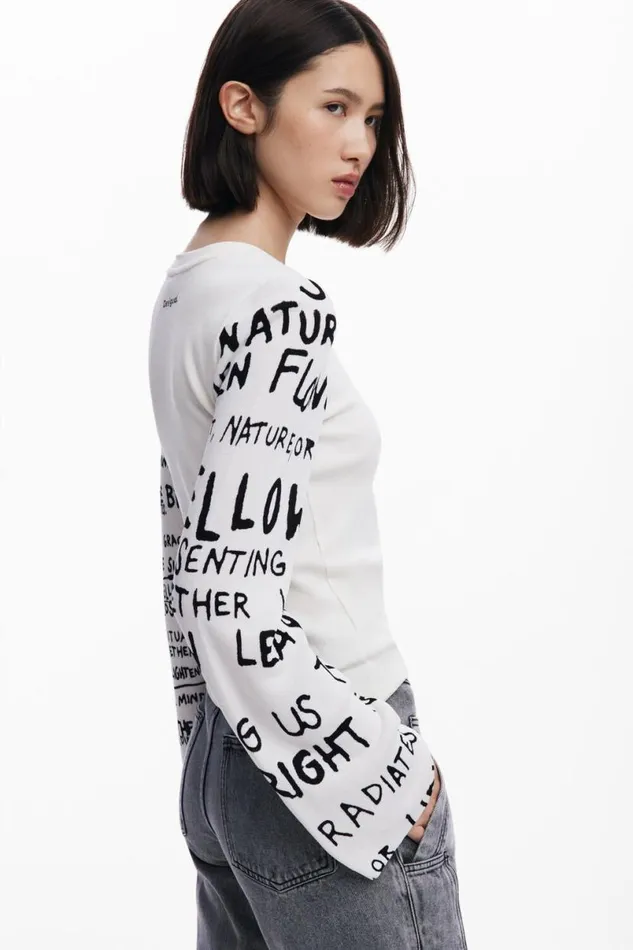 Women Tshirts Desigual Oversized Knit Cardigan