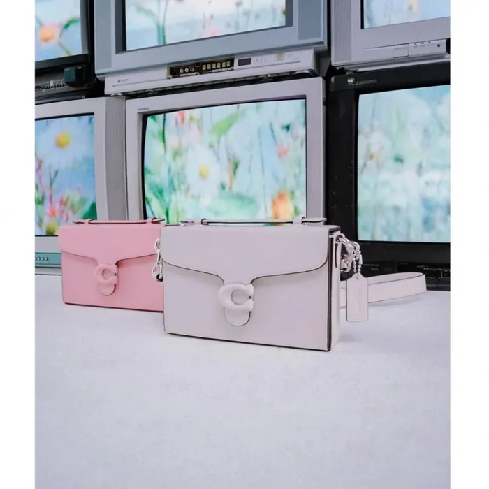 Women Tabby Box Bag Light Antique Nickelchalk Coach Crossbody Bags