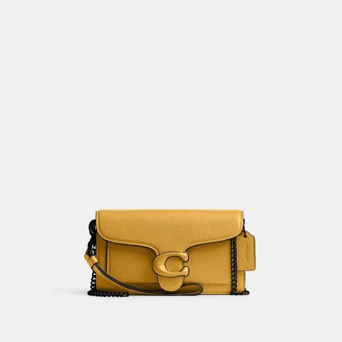 Women Tabby Crossbody Wristlet Pewteryellow Gold Coach Clutches