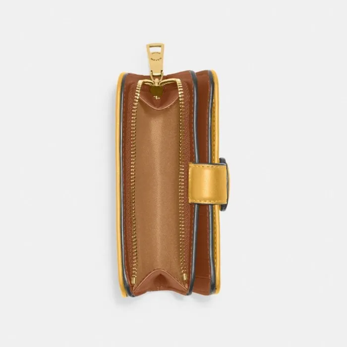 Women Tabby Medium Wallet Brassyellow Gold Coach Large Wallets