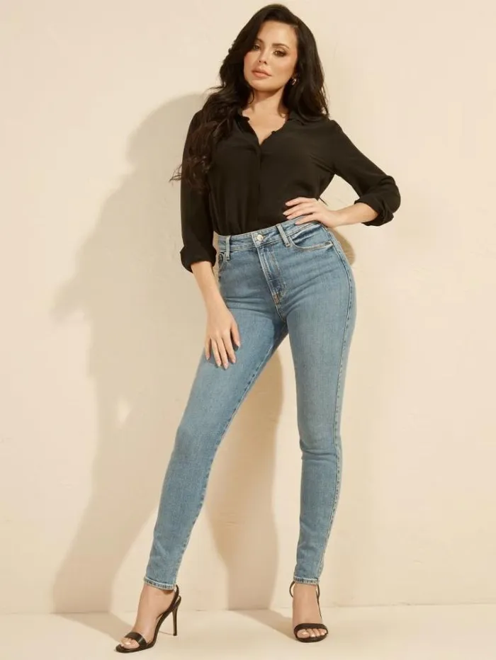 Women Tops And Sweaters Marciano The Silk Icon Blouse Black Women Tops And Sweaters Marciano The Silk Icon Blouse Black