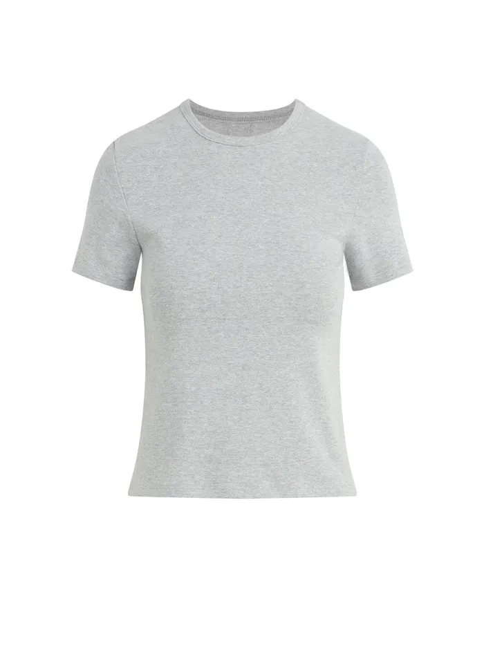 Women Tops Joe039s Jeans THE BABY TEE Heather Grey