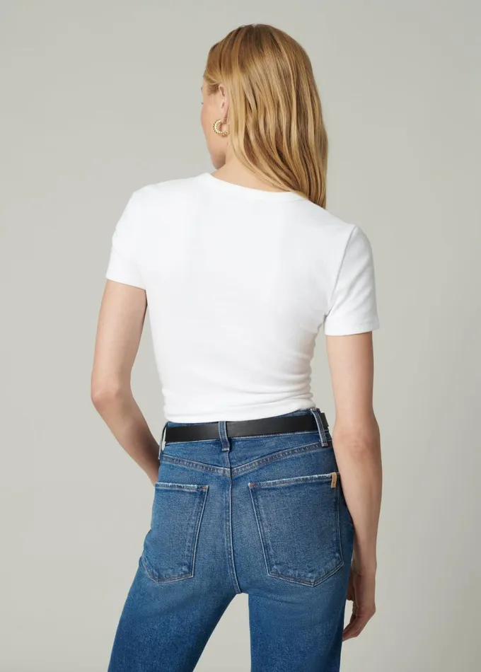 Women Tops Joe039s Jeans THE BABY TEE Optic White