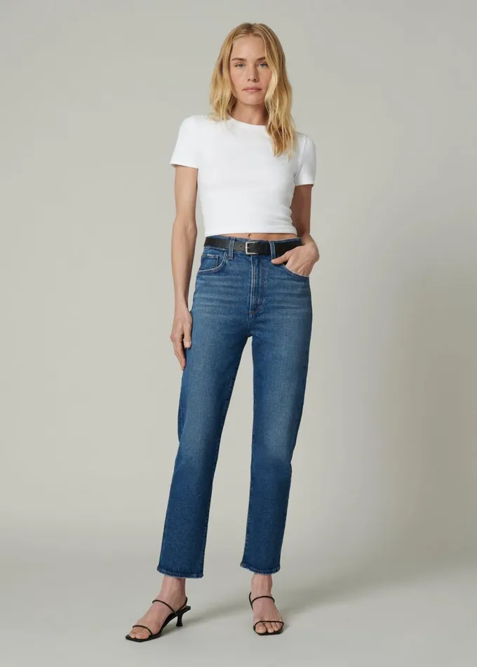Women Tops Joe039s Jeans THE BABY TEE Optic White