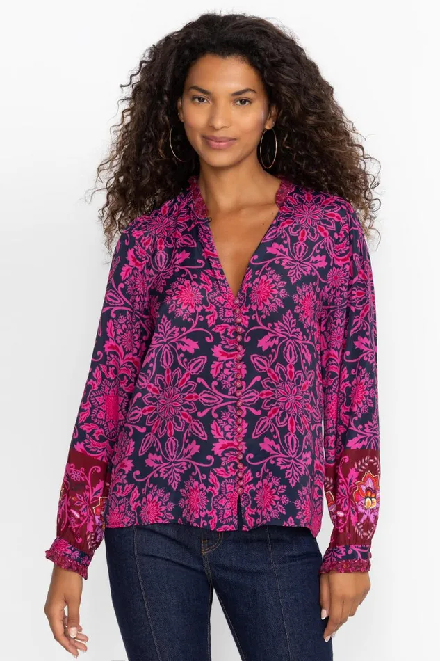 Women Tops Johnny Was STEFFIE BLOUSE Alixa Women Tops Johnny Was STEFFIE BLOUSE Alixa