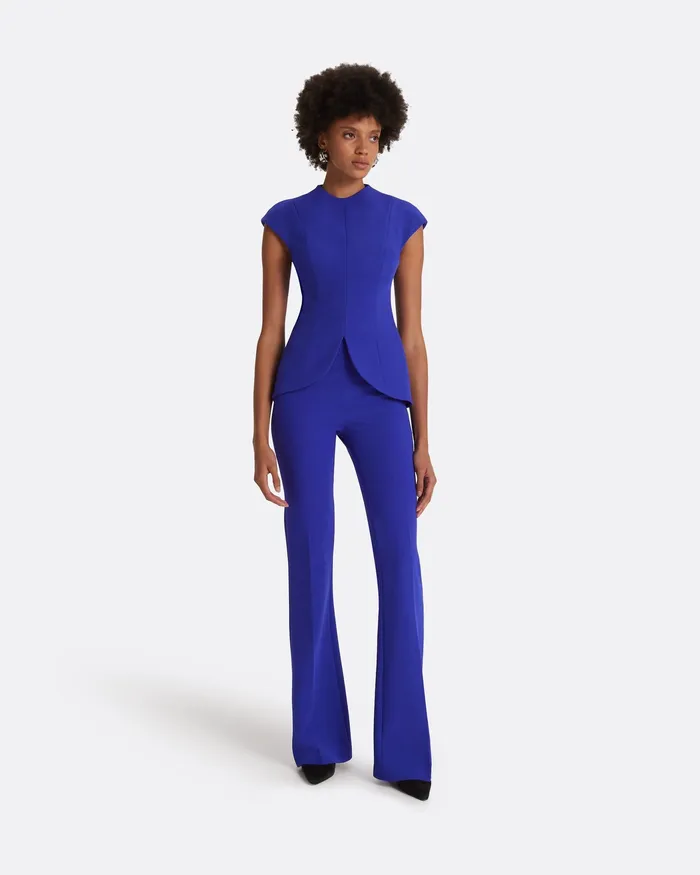 Women Tops Safiyaa Toril Azure Blue Top Azure Blue