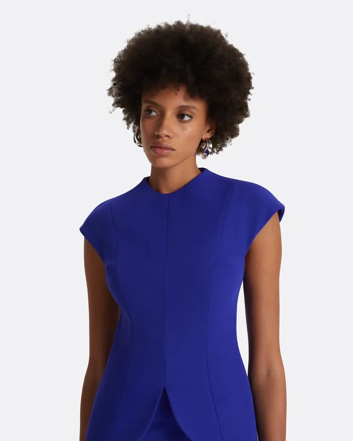Women Tops Safiyaa Toril Azure Blue Top Azure Blue
