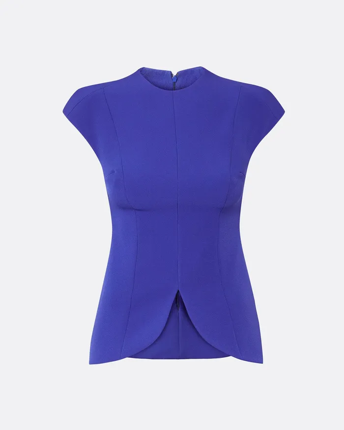 Women Tops Safiyaa Toril Azure Blue Top Azure Blue