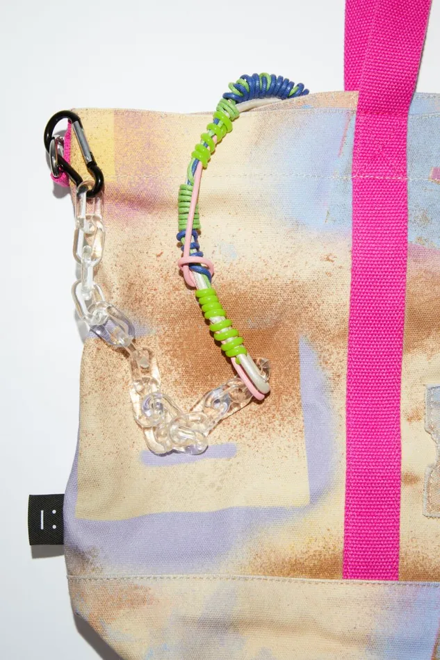 Women Tote Bag Beigemulti Acne Studios Bags